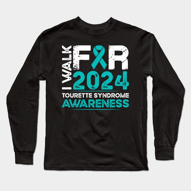 Tourette Syndrome Awareness 2024 Walk Long Sleeve T-Shirt by mcoshop